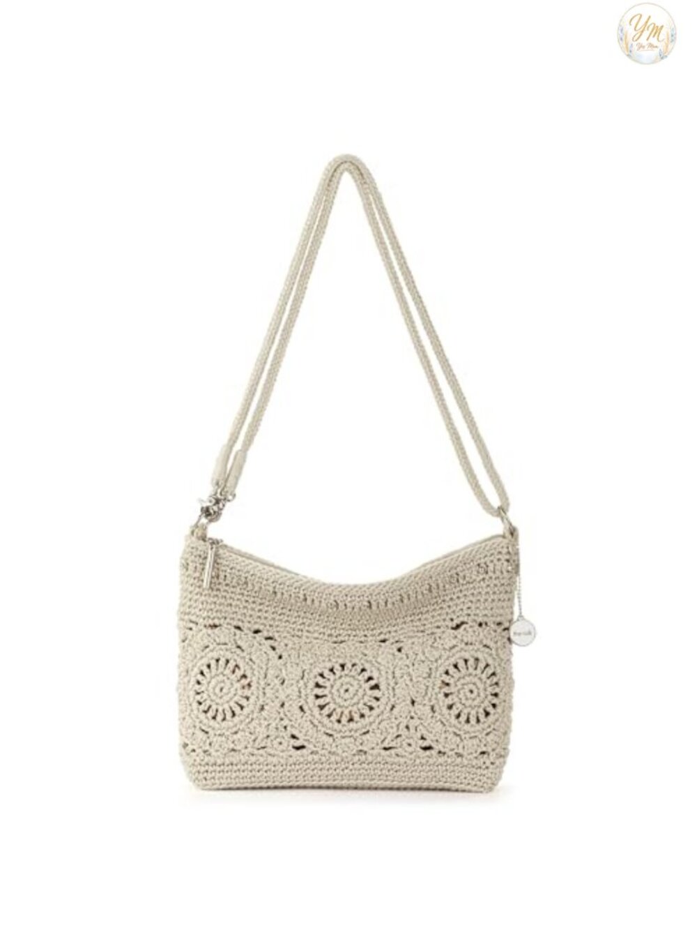 Hand Crochet Convertible Crossbody Wallet Clutch Wristlet Vegan 3-in-1